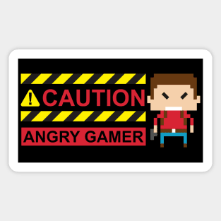 Angry Gamer Sticker